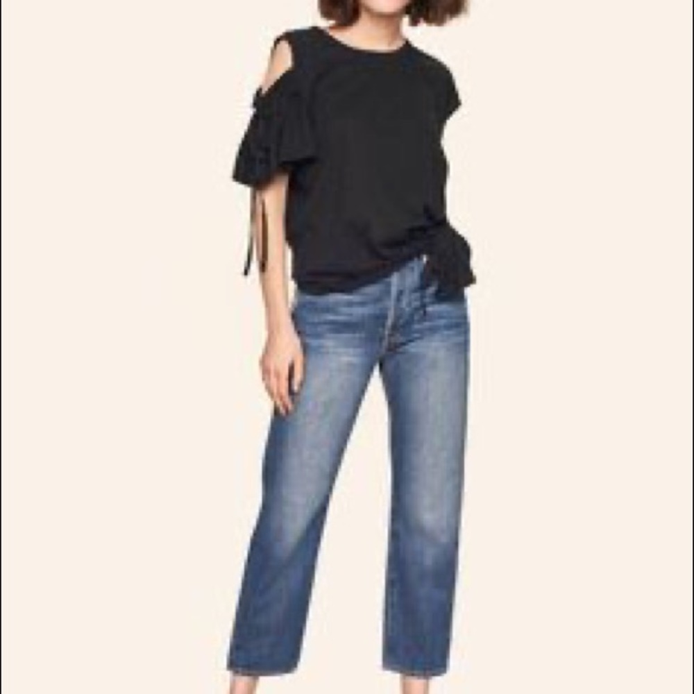 Kinly Asymmetrical ruched top